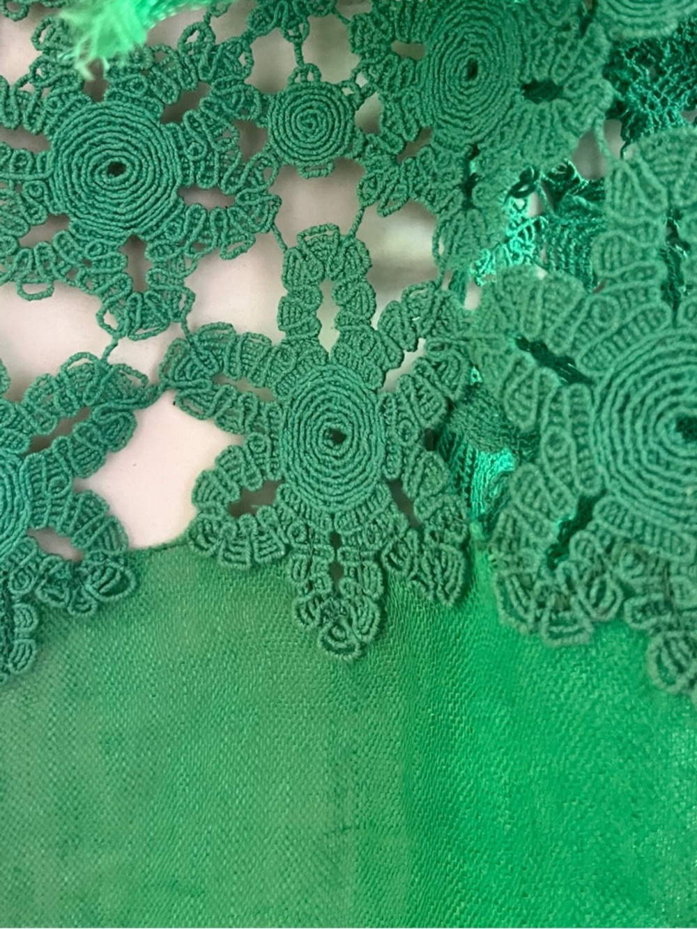 Roberto Verino Linen & Lace Scarf